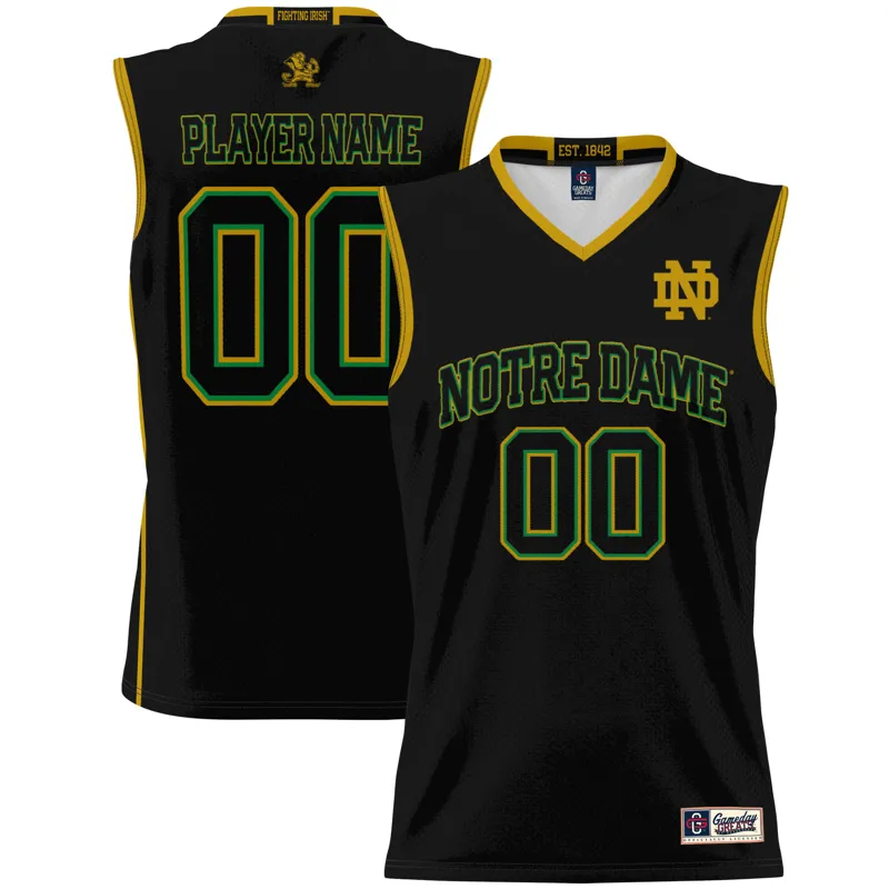 Notre Dame Fighting Irish Jersey Gameday Greats Black Pick A Player Jersey - Image 4