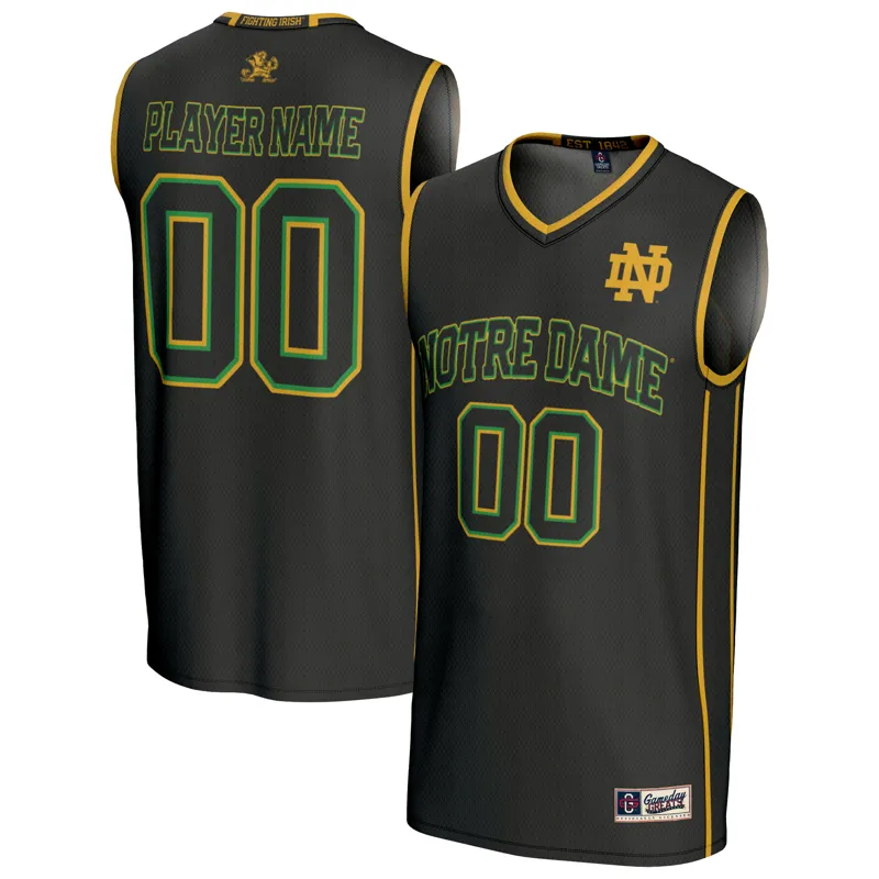 Notre Dame Fighting Irish Jersey Gameday Greats Black Pick A Player Jersey - Image 2