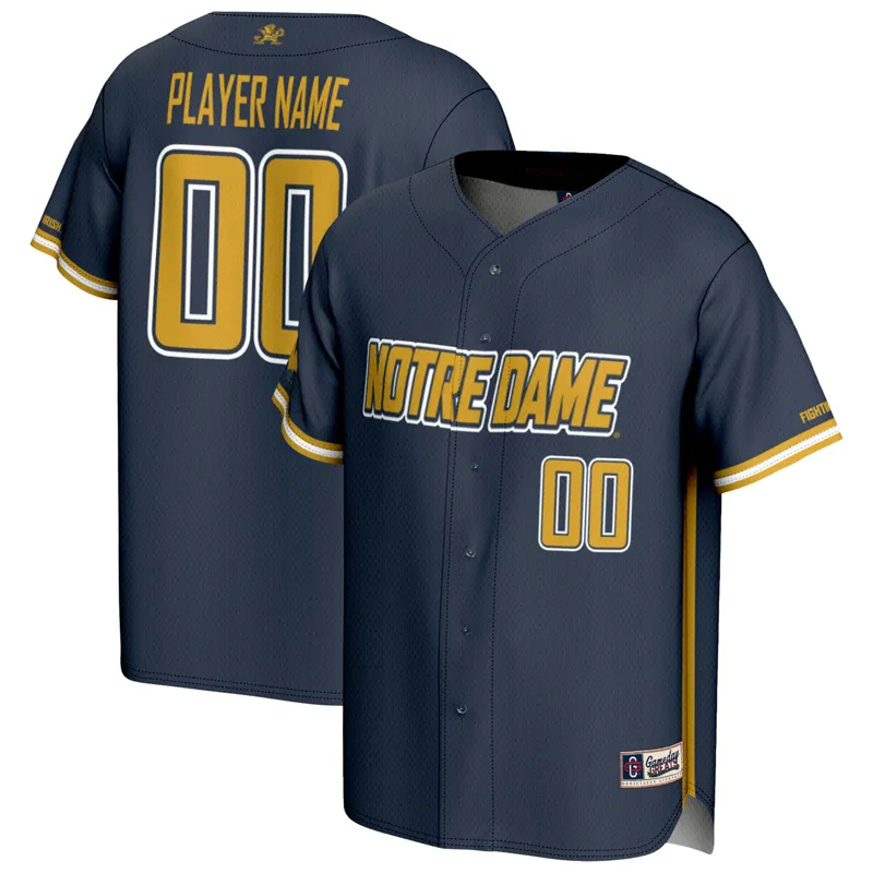 Notre Dame Fighting Irish Jersey Gameday Greats Navy Pick A Player Lightweight Jersey - Image 2