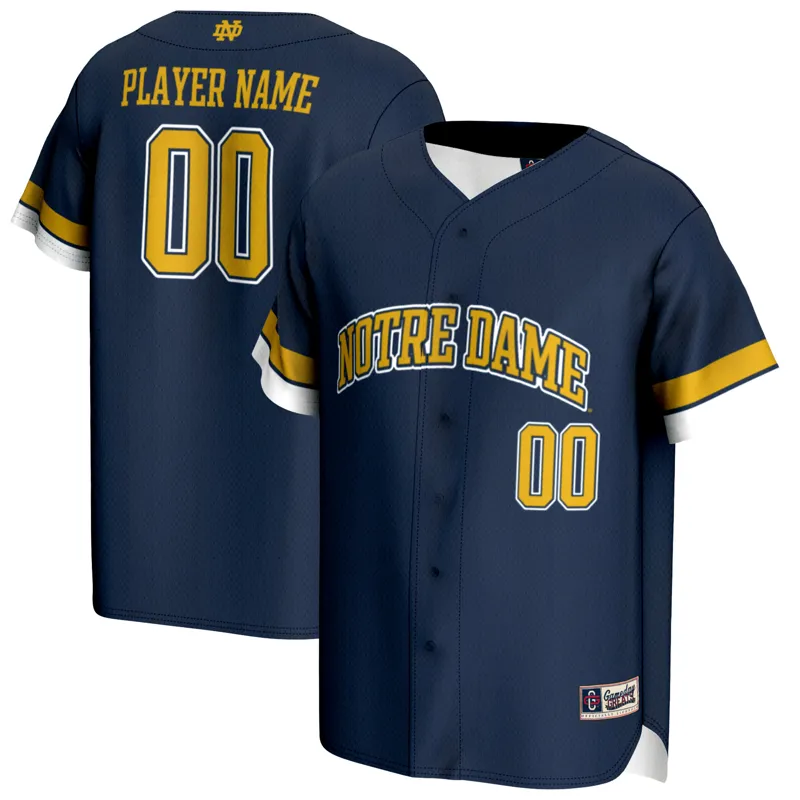 Notre Dame Fighting Irish Jersey Gameday Greats Navy Pick A Player Lightweight Jersey - Image 4