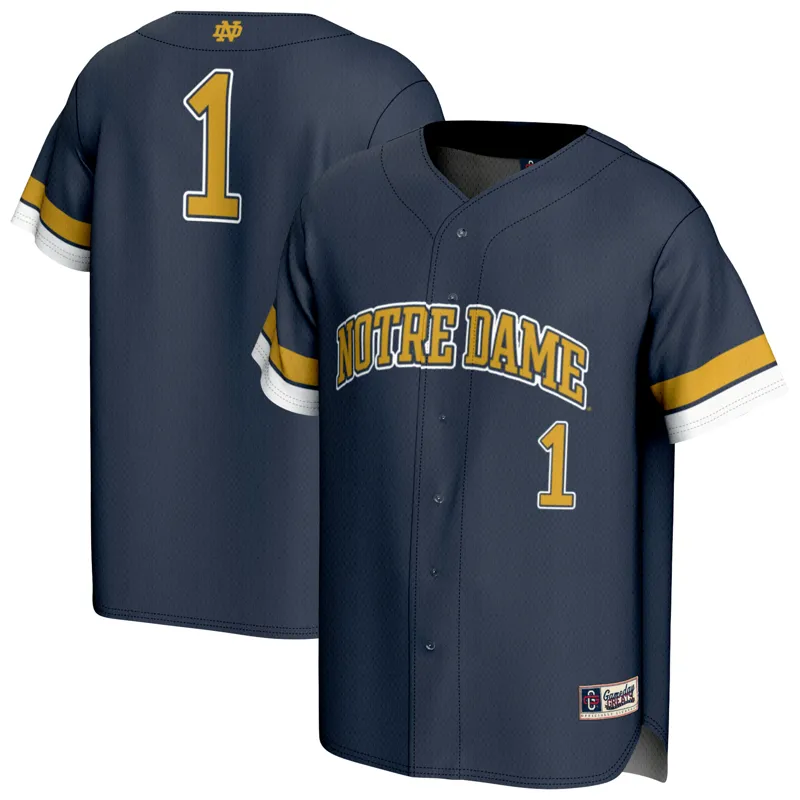 Notre Dame Fighting Irish Jersey Gameday Greats Navy Pick A Player Lightweight Jersey - Image 3