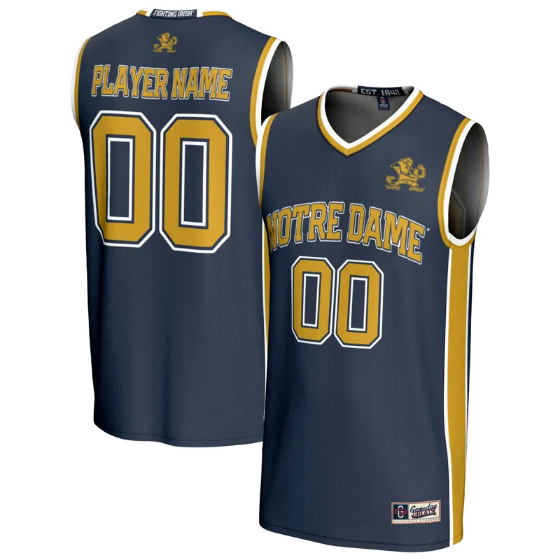 Notre Dame Fighting Irish Jersey Gameday Greats Navy Pick A Player Lightweight Jersey - Image 2