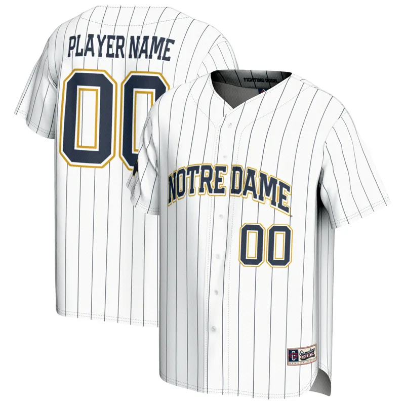 Notre Dame Fighting Irish Jersey Gameday Greats White Pick A Player Lightweight Jersey - Image 5