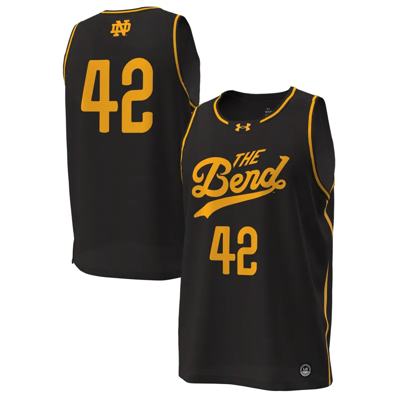 Notre Dame Fighting Irish Jersey Under Armour #1 White Jersey - Image 5