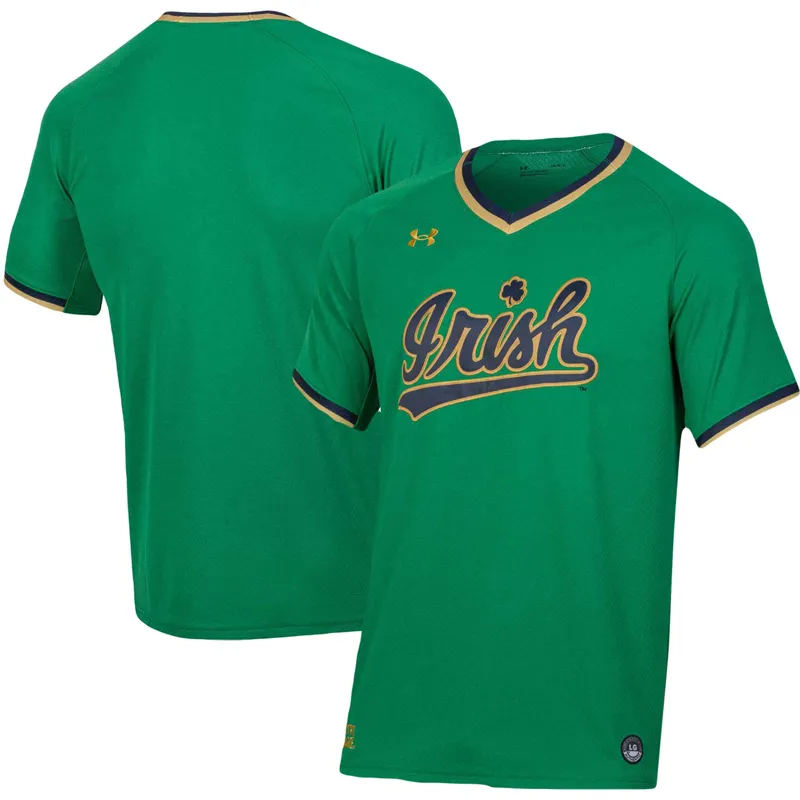 Notre Dame Fighting Irish Jersey Under Armour Green Jersey - Image 2