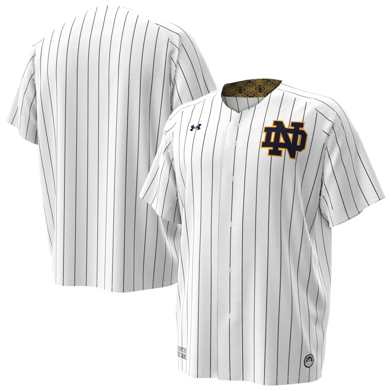 Notre Dame Fighting Irish Jersey Under Armour Navy Pick A Player Jersey - Image 5