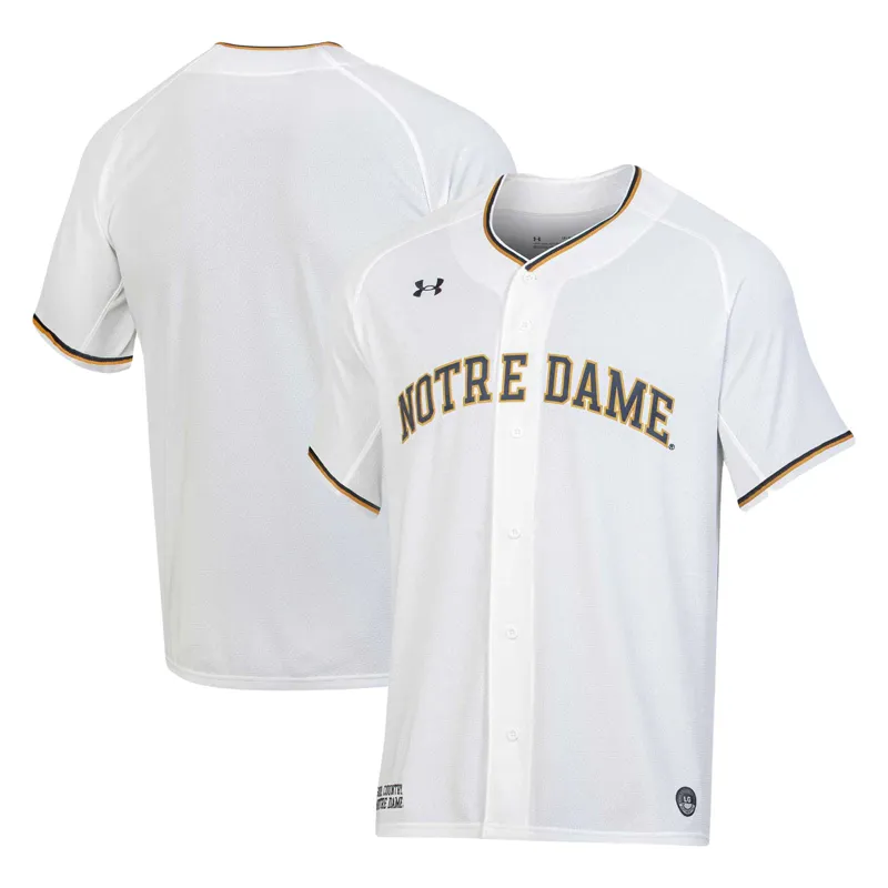 Notre Dame Fighting Irish Jersey Under Armour White Jersey