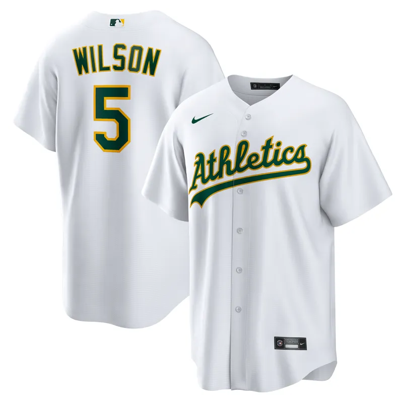 Oakland Athletics Jersey Henry Bolte White Home Jersey - Image 2