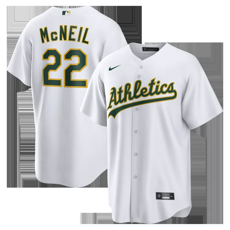 Oakland Athletics Jersey Henry Bolte White Home Jersey - Image 4