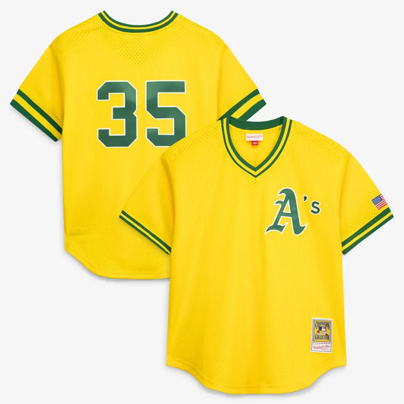 Oakland Athletics Jersey Rickey Henderson Green Batting Practice Jersey - Image 5