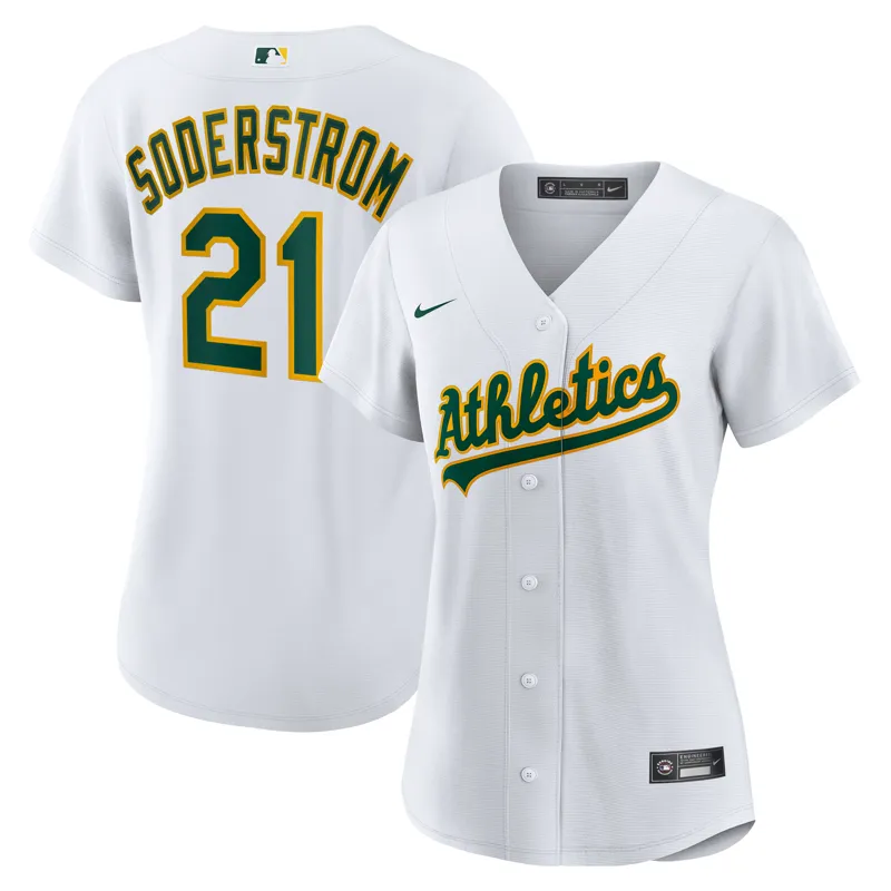 Oakland Athletics Jersey Seth Brown White Home Jersey - Image 5
