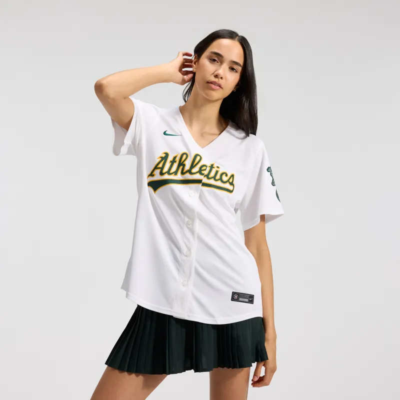 Oakland Athletics Jersey White Home Elite Jersey - Image 4