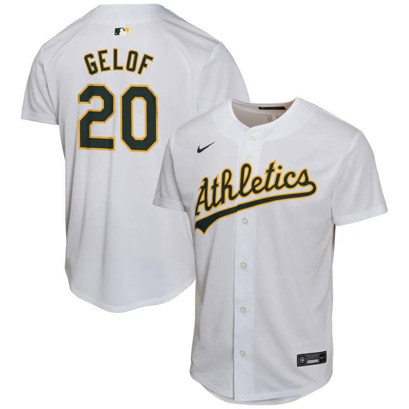 Oakland Athletics Jersey White Home Team Jersey - Image 3