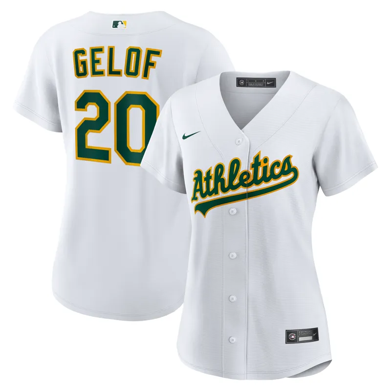 Oakland Athletics Jersey Zack Gelof White Home Limited Player Jersey - Image 2