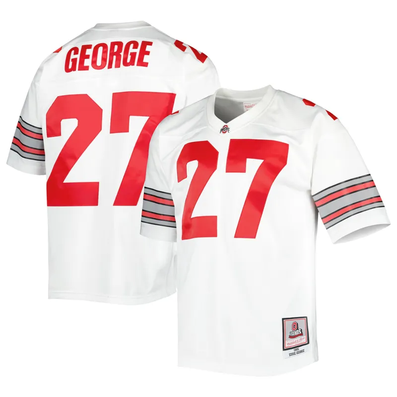 Ohio State Buckeyes Jersey Archie Griffin White 1975 College Vault Legacy Jersey - Image 3