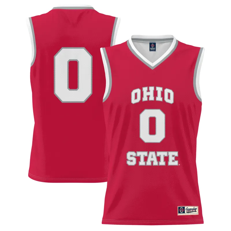 Ohio State Buckeyes Jersey Gameday Greats #0 Scarlet Lightweight Jersey