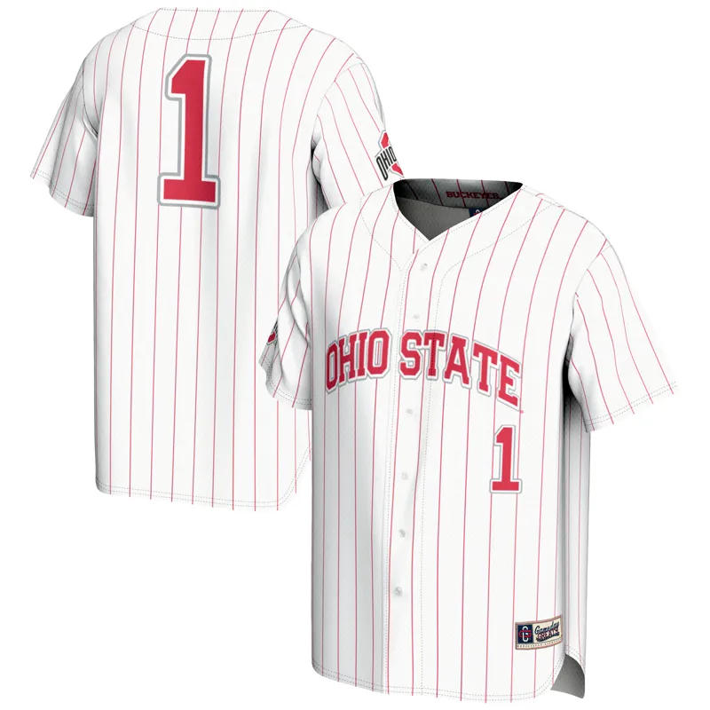 Ohio State Buckeyes Jersey Gameday Greats #1 Scarlet Lightweight Jersey - Image 5