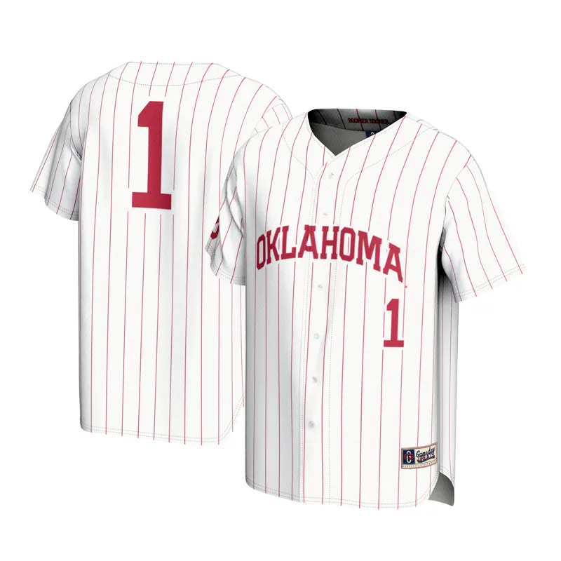 Oklahoma Sooners Jersey Gameday Greats #1 White Lightweight Jersey - Image 4