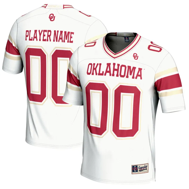 Oklahoma Sooners Jersey Gameday Greats White Pick A Player Jersey