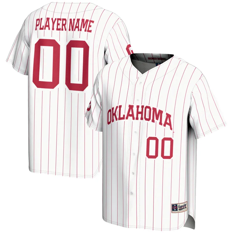 Oklahoma Sooners Jersey Gameday Greats White Pick A Player Lightweight Jersey
