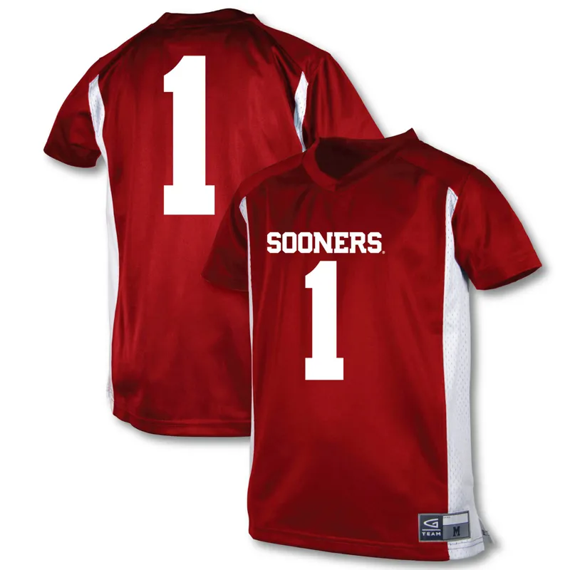 Oklahoma Sooners Jersey Gameday Greats White Pick A Player Lightweight Jersey - Image 4