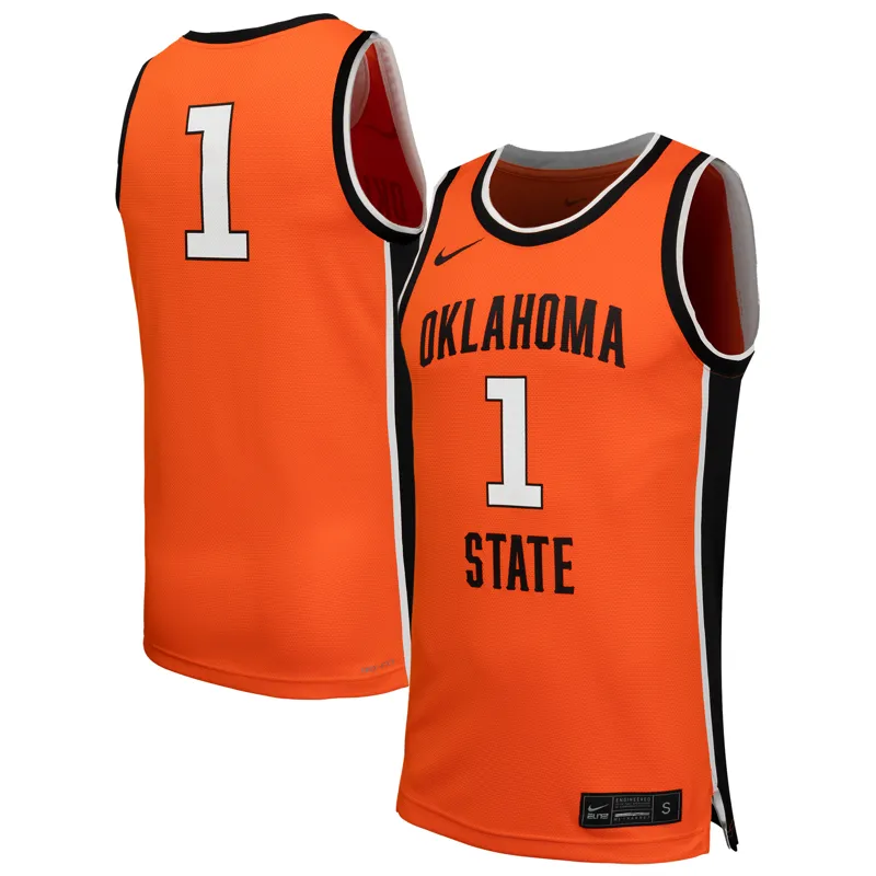 Oklahoma State Cowboys Jersey #1 Orange Jersey