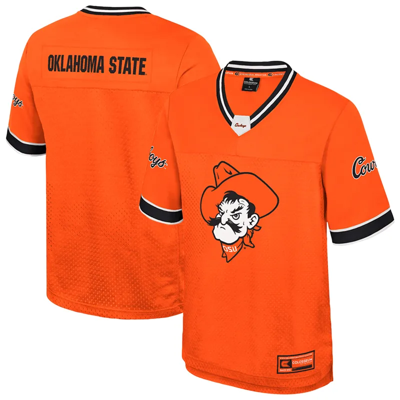 Oklahoma State Cowboys Jersey Black Pick A Player Game Jersey - Image 3