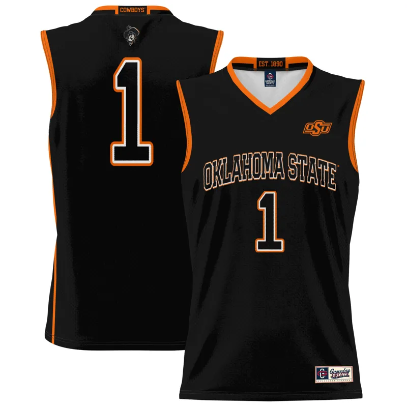 Oklahoma State Cowboys Jersey Gameday Greats #1 Black Jersey - Image 4