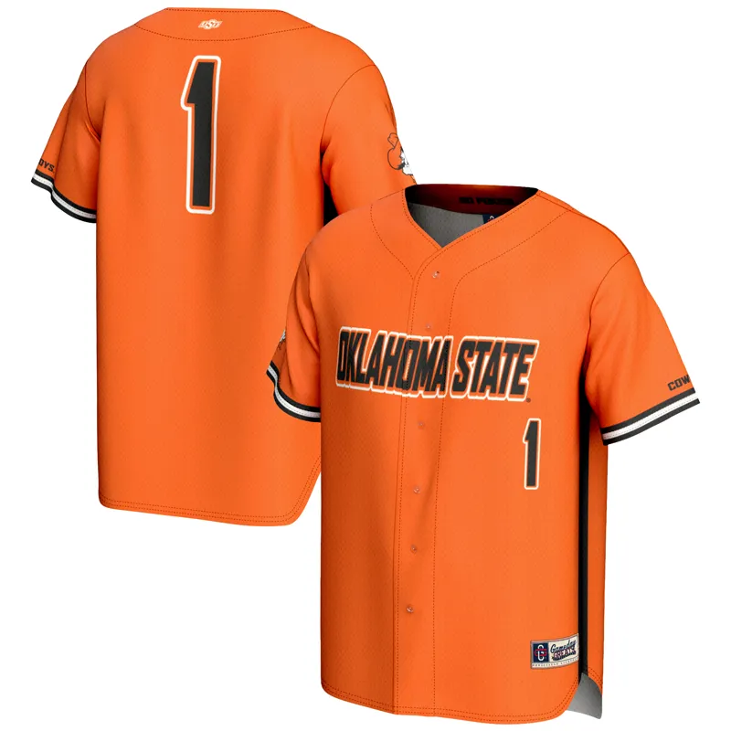 Oklahoma State Cowboys Jersey Gameday Greats #1 Orange Lightweight Jersey - Image 5