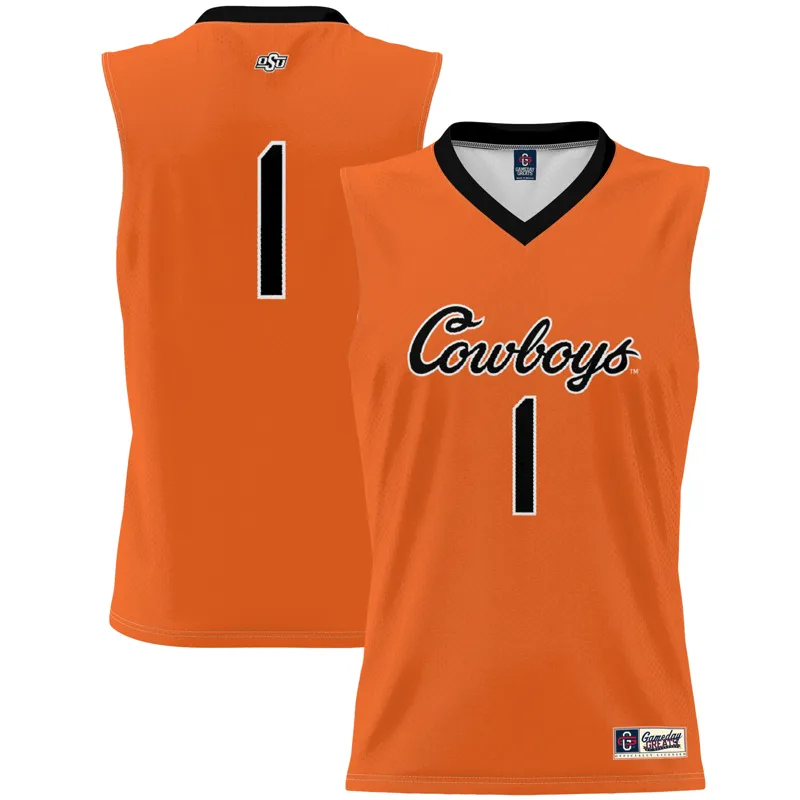 Oklahoma State Cowboys Jersey Gameday Greats #1 Orange Lightweight Jersey - Image 4
