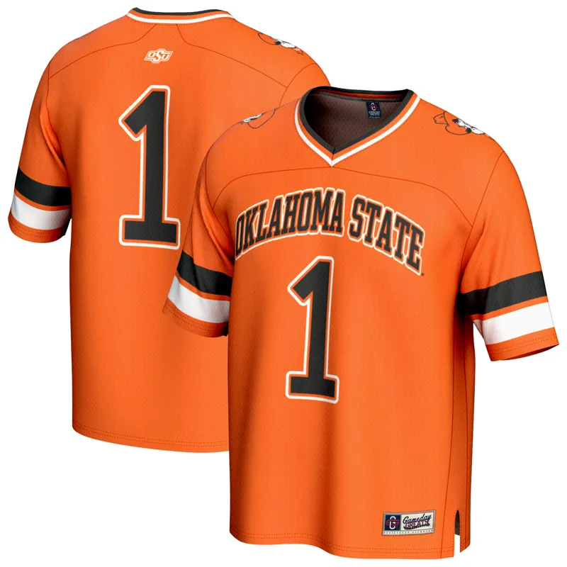 Oklahoma State Cowboys Jersey Gameday Greats #1 Orange Jersey - Image 5