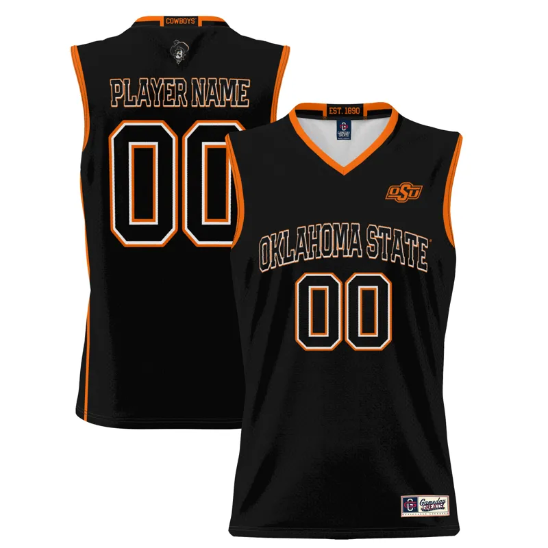 Oklahoma State Cowboys Jersey Gameday Greats Black Lightweight Collegiate Pick A Player Jersey - Image 5