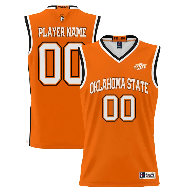 Oklahoma State Cowboys Jersey Gameday Greats Orange Lightweight Pick A Player Jersey