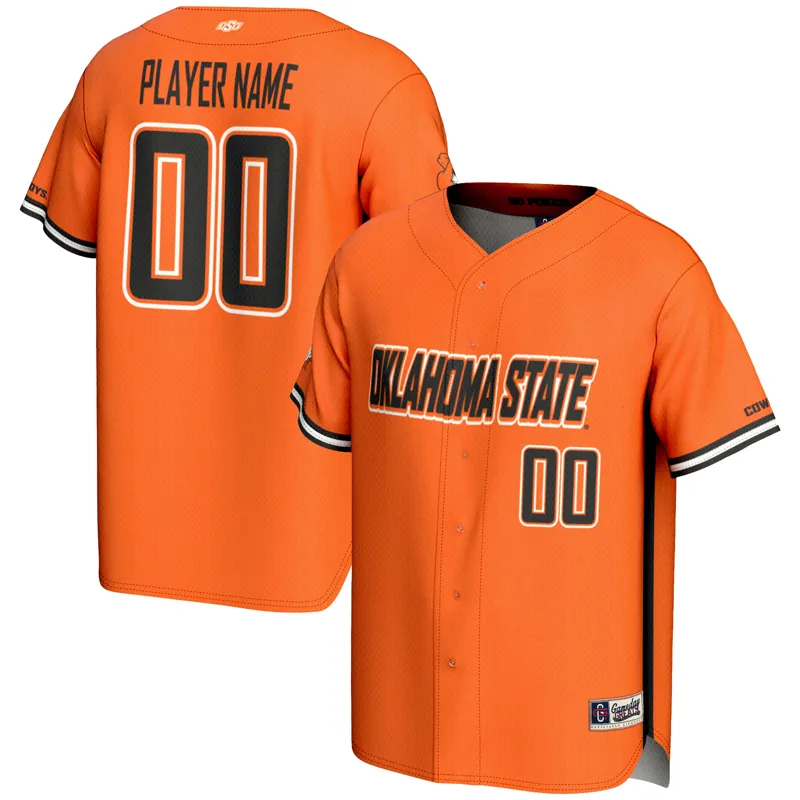 Oklahoma State Cowboys Jersey Gameday Greats Orange Pick A Player Lightweight Jersey - Image 3