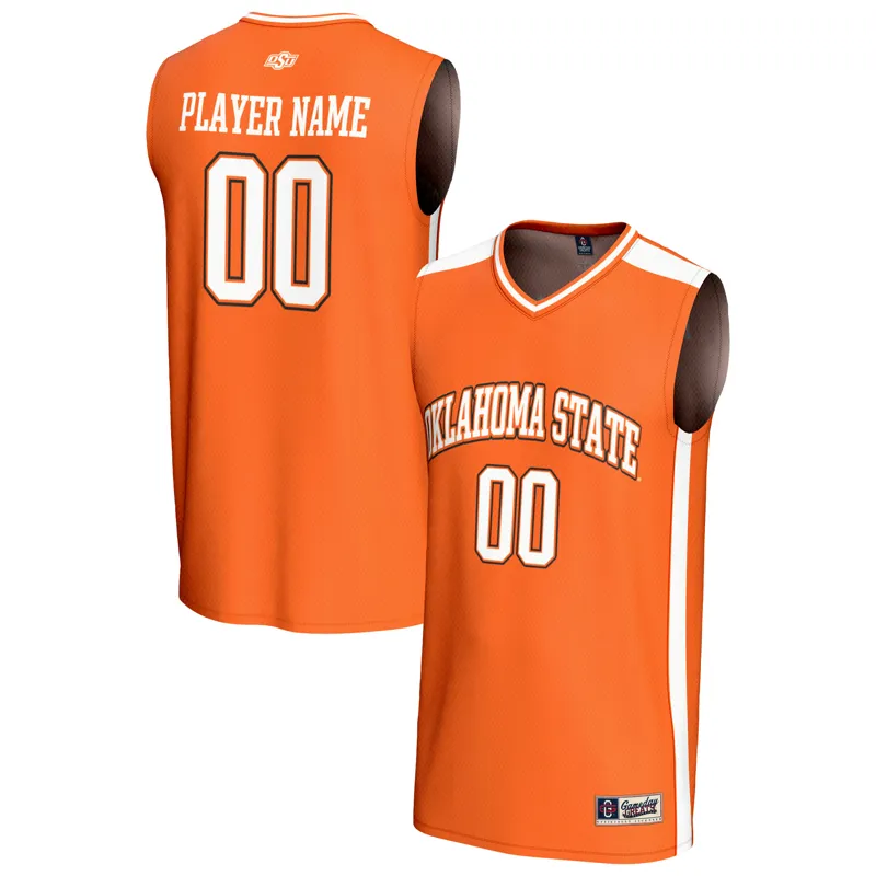 Oklahoma State Cowboys Jersey Gameday Greats Orange Pick A Player Jersey - Image 3