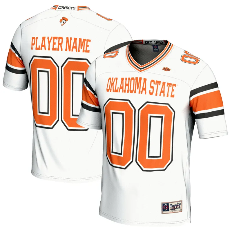 Oklahoma State Cowboys Jersey Gameday Greats White Pick A Player Jersey