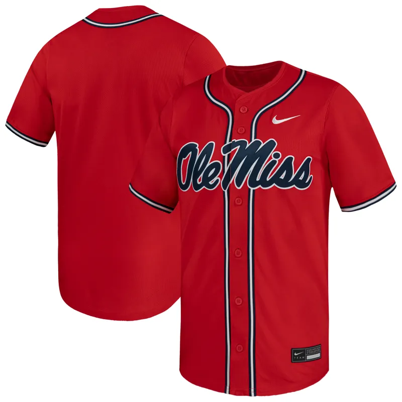 Ole Miss Rebels Jersey #1 Navy Untouchable Game Jersey - Image 3