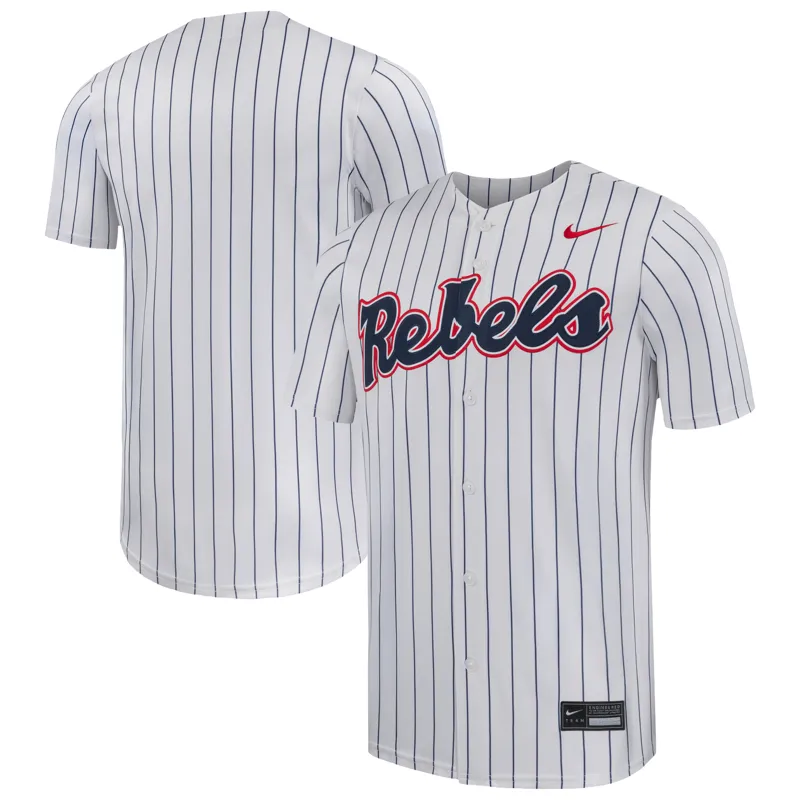 Ole Miss Rebels Jersey #1 Navy Untouchable Game Jersey - Image 4