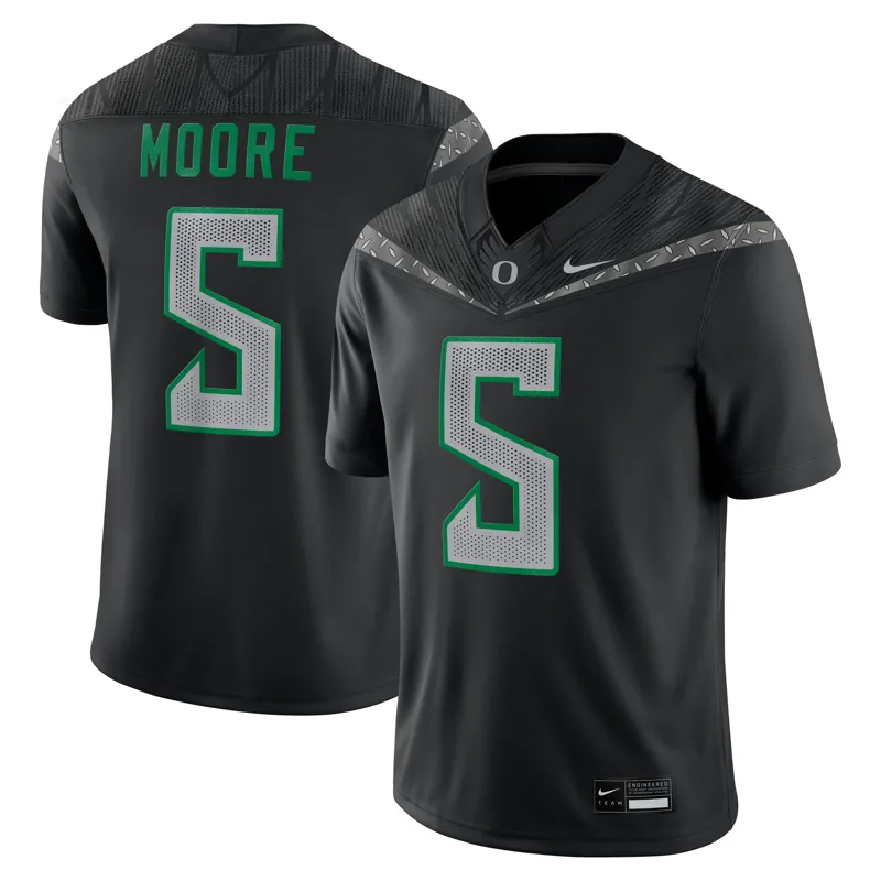 Oregon Ducks Jersey Dante Moore Black Home Game Jersey
