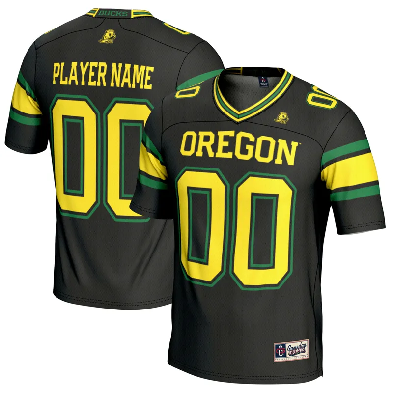 Oregon Ducks Jersey Gameday Greats Black Lightweight Pick A Player Jersey - Image 3