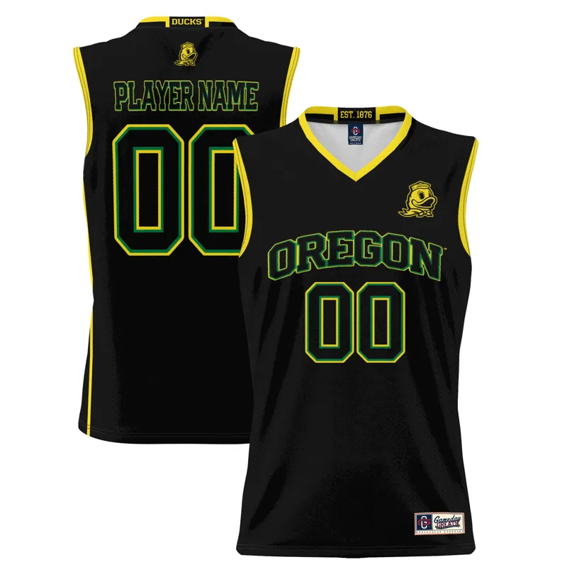 Oregon Ducks Jersey Gameday Greats Black Pick A Player Jersey - Image 2