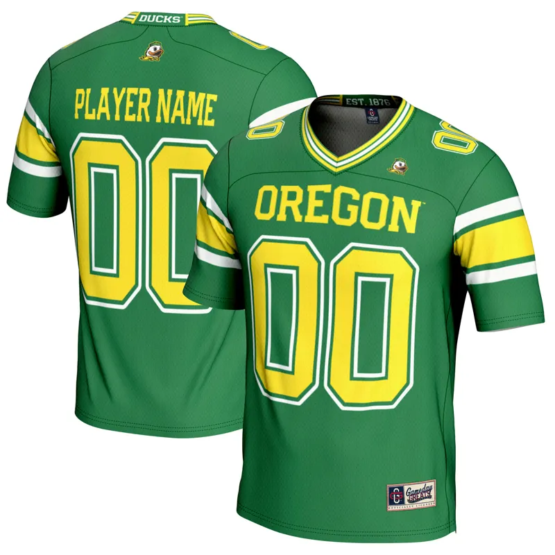 Oregon Ducks Jersey Gameday Greats Green Lightweight Pick A Player Jersey - Image 4