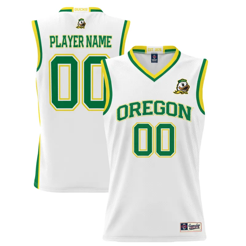 Oregon Ducks Jersey Gameday Greats White Lightweight Pick A Player Jersey