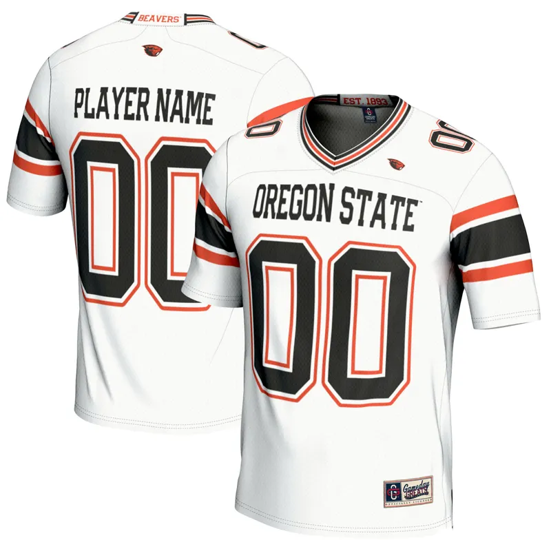 Oregon State Beavers Jersey Gameday Greats White Lightweight Collegiate Pick A Player Jersey - Image 5