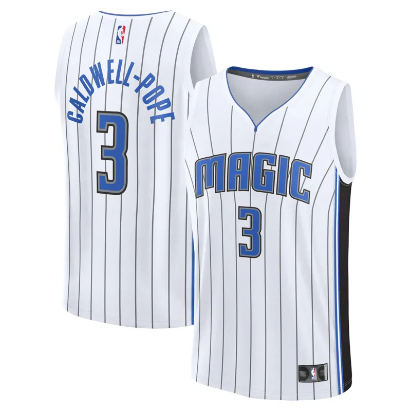 Orlando Magic Jersey Kentavious Caldwell Pope Blue Fast Break Player Statement Edition Jersey - Image 2