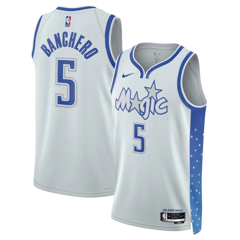 Orlando Magic Jersey Paolo Banchero Silver 2025-26 City Edition Swingman Jersey - Image 2