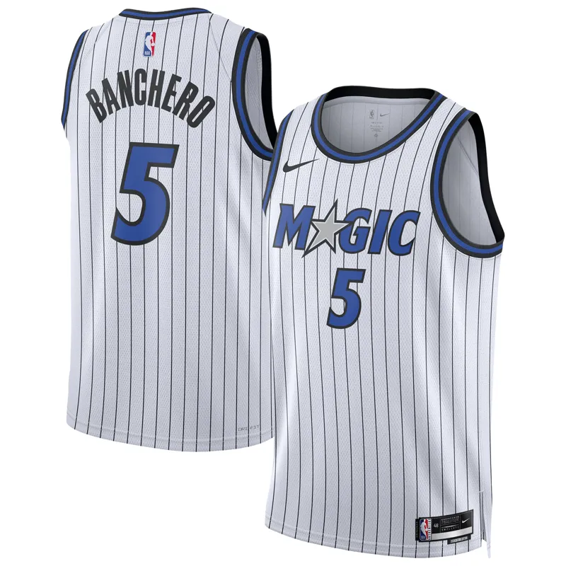 Orlando Magic Jersey Paolo Banchero White Swingman Player Association Edition Jersey - Image 2