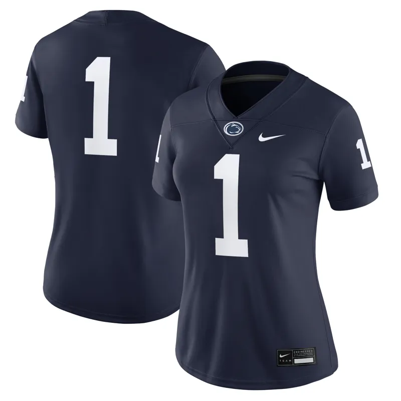 Penn State Nittany Lions Jersey #1 Navy Game Jersey - Image 3