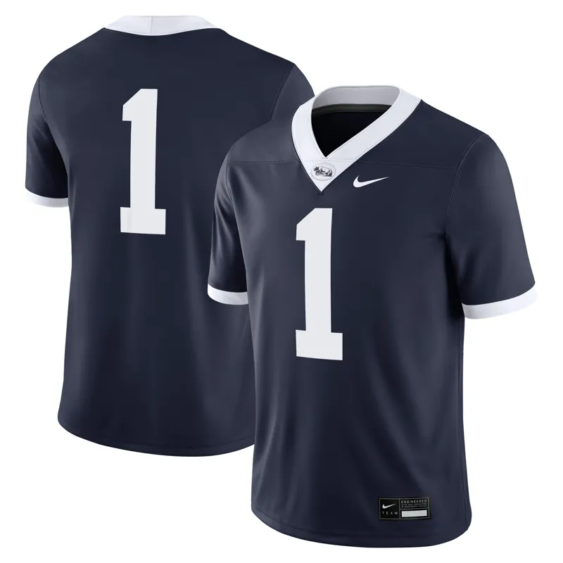 Penn State Nittany Lions Jersey #1 Navy Game Jersey - Image 4