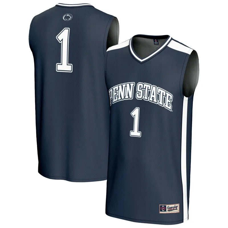 Penn State Nittany Lions Jersey Gameday Greats #1 Navy Lightweight Jersey - Image 2